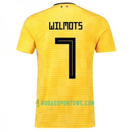 Koszulka Belgia Wilmots 7 Mistrzostwa Świata 2018 Wyjazdowe Stroje Piłkarskie